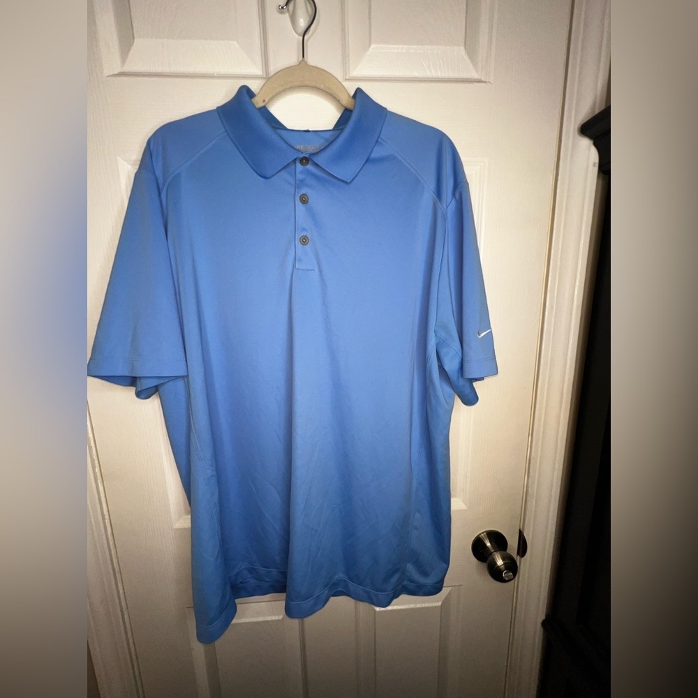 Nike Golf Tour Performance Men’s X Large Blue Dri-fit Polo Shirt XL 509167-412 - Picture 11 of 14